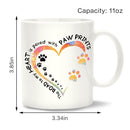 DIY Customized 11oz Ceramic Cup Love Dog Paw Coffee Breakfast Milk Tea Mugs
