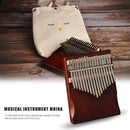 Musical Instrument 17 Keys Kalimba Pine Thumb Finger Piano African Sanza Mbira