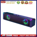 A4 6W RGB USB Wired Sound Bar for PC Home Theater TV Stereo Surround Speaker