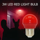 3W/5W/7W E27 175-265V LED Lantern Color Lamp Red Bulb Party Lighting Decoration