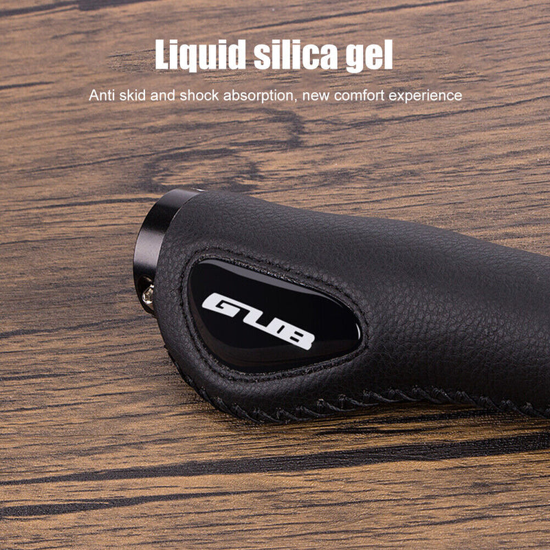 1pairs Bicycle Grips Fiber Leather Mountain Bike Grips Mountain Bike Access
