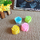 Maker Jelly Chocolate Silicone Baking Mould Cup Cake Mold Cookie Rose Flower