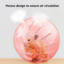 Plastic Mini Jogging Ball Pet Hamster Gerbil Running Ball Play Toys (Red) Newly