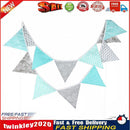 12 Flags Fabric Triangular Flag Bunting Banners Wedding Party Home Decor Newly