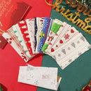 Material Handmade Xmas Printed Snow Santa Clause Christmas Fabric Cotton Cloth