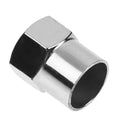 100Pcs/Set Chrome Plated Plastic Tire Valve Stem Wheel Caps for Schrader Ve
