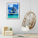 5D Diamond Painting Kit DIY Stepping Earth Elephant Full Round Drill Mosaic