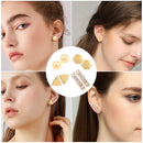 for Women Girls Mixed Tiny Ear Studs Geometric Stud Earrings Small Earrings Set