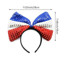 Fashion Fancy Dress Sequins Crown Headband UK Union Flag Queen's Jubilee