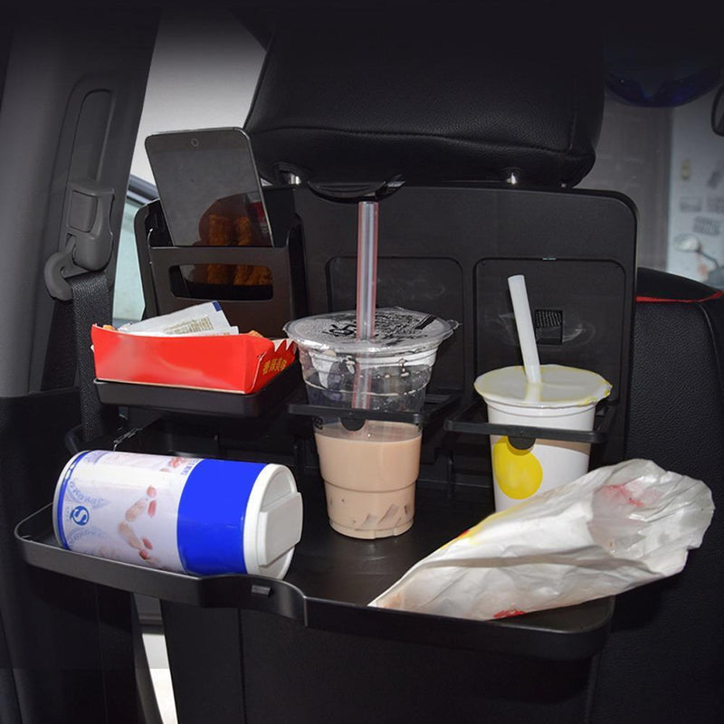 Universal Cup Holder Car Car Rear Seat Table Drinks Folding Stand Desk