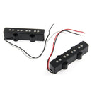 Set of 2 Pcs Black 4 String Silent Pickup for Precision P Bridge Bass Pi