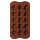 Chocolate Mold Gift Box Ice Tray Xmas Cake Making Santa Tree Silicone Mould