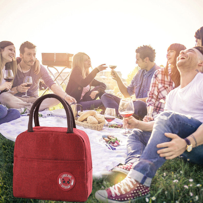 Fresh Cooler Lunch Box Portable Insulated Thickened Oxford Thermal Picnic Bag