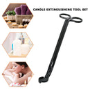 Wick Trimmer Steel Candle Snuffer Cutter Oil Lamp Trim Scissors (Black) Newly