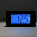 4-30V 2 Line Digital Voltage Meter Voltmeter Blue LCD Backlit Panel Monitor