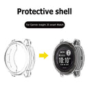 Clear Frame Watch Cover Case for Garmin Instinct 2S Bumper Shell (White) Newly