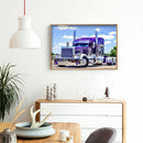 5D DIY Full Drill Square Shape Vehicle Rhinestone Diamond Drawing for Bedroom