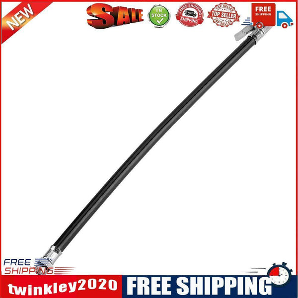 Flexible Clip-on Tyre Tire Chuck Inflator Rubber Hose for Car Truck Camper