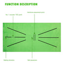Golf Training Mat, Mini Golf Practice Training Aid, Swing Detection Batting