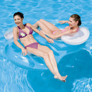 8 Shaped Inflatable Pool Water Lounger Floating Party Beach Double Swimming