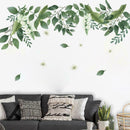 Tropical Leaves Green Plant Wall Stickers Home Decor Art Murals Room DIY D5K4