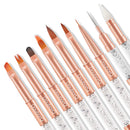 Pen Nail Art Brush Acrylic Nail Brush For Acrylic Powder Manicure Powder  Bursh