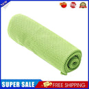 Microfiber Cold Absorption Instant Cooling Towel Quick Dry for Jogging (Gre
