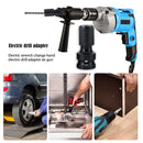 1/2 Inch Square To 1/4 Inch Hex Ratchet Socket Wrench Sockets Adapter (B) Newly