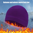 Beanies Hats Winter Warm Sports Cycling Running Ski Bonnet Caps (Purple)