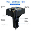 Accessories 2USB 5.0 Car Wireless FM Transmitter Adapter Hands-Free PD Charger