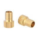 Brass Bike Parts Presta to Schrader Pump Connector Bike Valve Converter Adapter