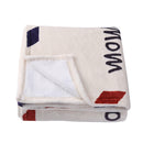 Soft Flannel Blanket Digital Printing Double-sided Envelope Sofa Cover Blanke