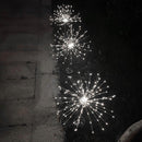 LED Solar Firework Lights Outdoor Dandelion Fairy String Lamp (Cold White) Newly