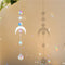 #A Crystal Wind Chime Pendant Garden Living Room Color Prism Diamond Decorations