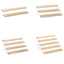 Counter Multipurpose 2/3/4/5-Tier Acrylic Display stand Trapezoid Storage rack