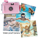 Kids Camera Non-disposable Waterproof Shockproof Film LOMO Camera Toys (B) Newly