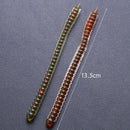 10pcs 3g/13.5cm Soft Silk Caterpillar Sea Fishing Attracts Lifelike Artificial Bait