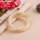 1 Hank Universal Yellow + White Stallion Horse Hair for violin bow