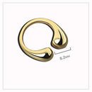 Women Minimalist Opening Rings Jewelry Gift Finger Rings Double Ball Beads