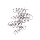 100pcs Soft Bait Bait Lock Pin Crank Carabiner Hook Connect to Bait Fixed