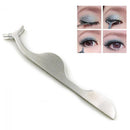 Multifunctional Makeup Auxiliary Tweezers Stainless Steel Clip False Eyelashes