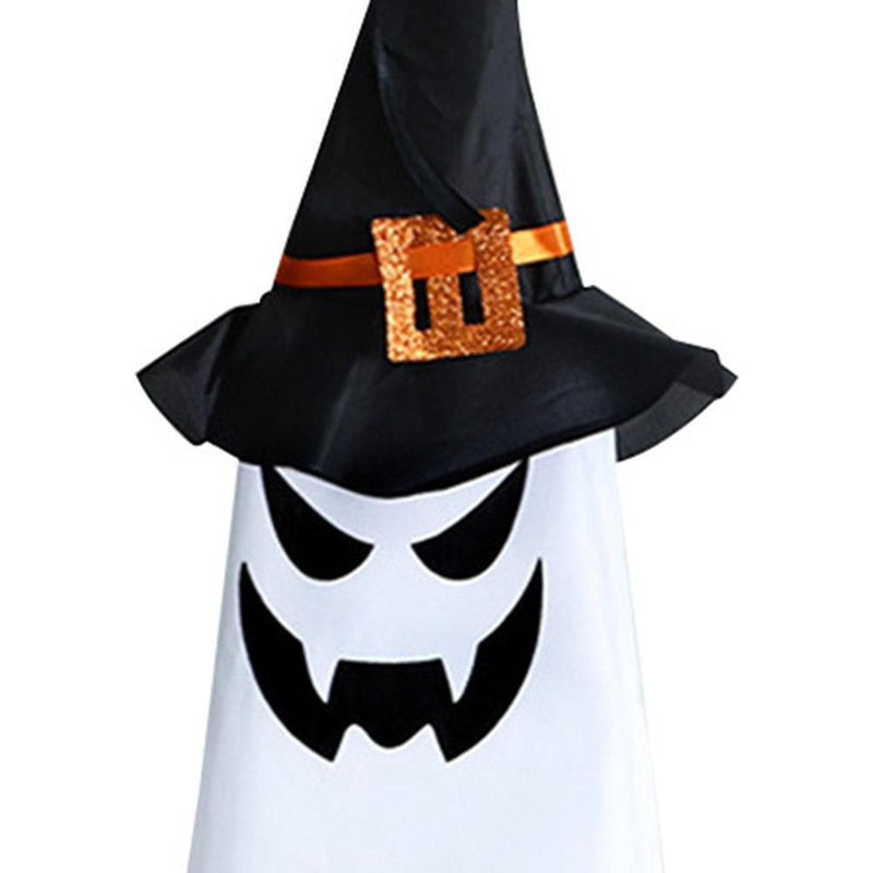 Halloween Luminous Ghost Face Weird Atmosphere Props for Garden Background (S)