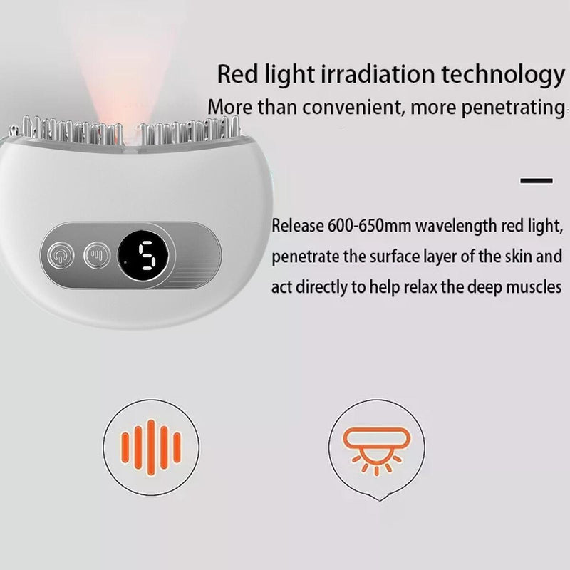 Electric Vibration Massage Brush Scalp Massage Vibrating Portable`