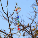 DIY Crystal Beads Rainbow Pendant Handcraft  for Home Decor (B) Newly