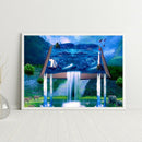 Diamond Painting Kit DIY Book Waterfall Full Round Diamond Mosaic