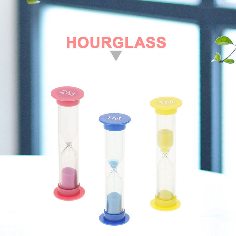 1/2/3 Minutes Clocks Hourglass Sandglasses Sand Clock Sand Timer Home Decor