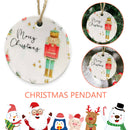 Christmas Hanging Pendnat for Window Front Door Car Mirror Xmas Ornaments