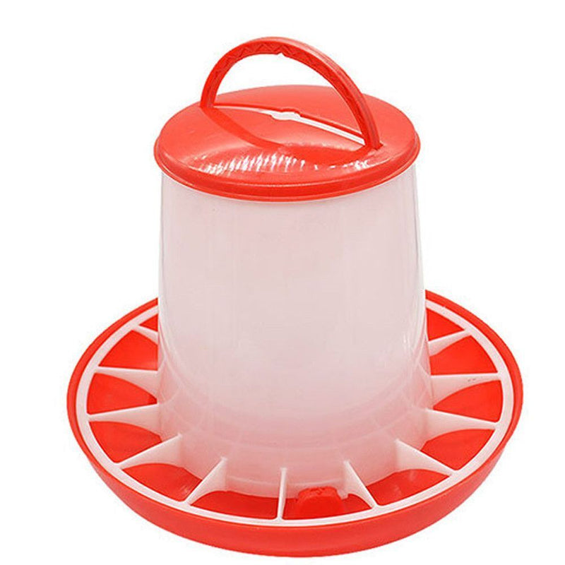 1.5L Automatic Plastic Food Drink Water Bird Quail Chicken Poultry Feeder