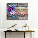 5D Diamond Painting DIY Flower Letter Full Round Drill Mosaic Art Picture Wall