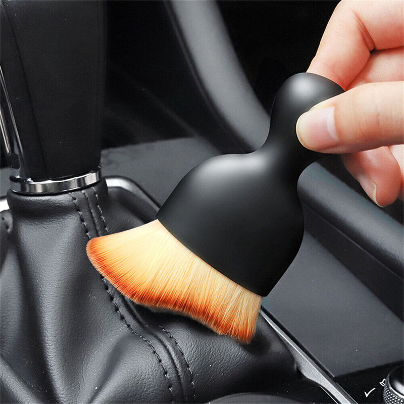 1Pcs Car Curved Brushes Washing Soft Brush Tool for Car Interiors Homes Offices
